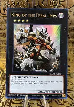 King of the Feral Imps BLMM Battles of Legend: Monster Mayhem 1st Ed. Yugioh! - Image 1