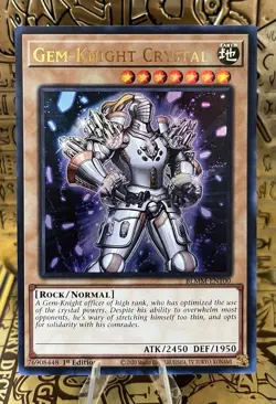 Gem-Knight Crystal BLMM-EN100 Battles of Legend: Monster Mayhem 1st Ed. Yugioh! - Image 1