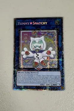 Yugioh! Yummy⭐Snatchy *STARLIGHT RARE* Justice Hunters JUSH-EN022 Ships 8/1 - Image 1
