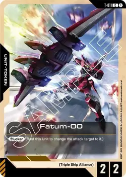 Fatum-00 Token - T-011 NM - Gundam TCG Card Game - Image 1