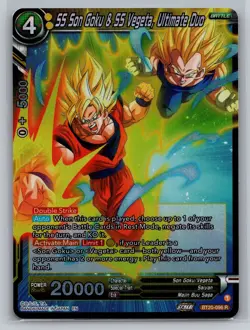 Dragon Ball Super Card Game Power Absorbed #BT20-096 SS Goku & SS Vegeta Foil - Image 1