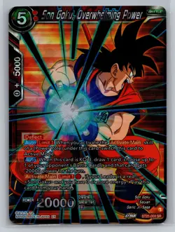 Dragon Ball Super Card Game Wild Resurgence #BT21-008 SR Son Goku - Image 1