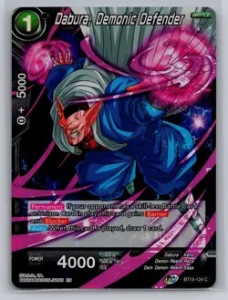 Dragon Ball Super Card Game Saiyan Showdown #BT15-124 Dabura Foil - Image 1