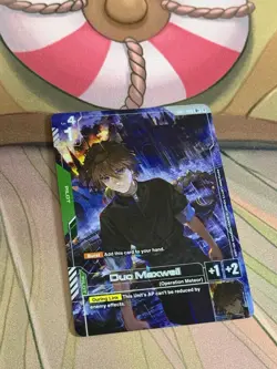Gundam Card Game Duo Maxwell GD01-090 R+ Foil - Image 1