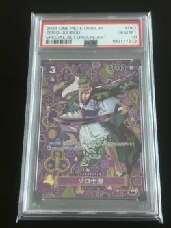 One Piece Card Zorojuro R SP OP05 067 PSA10 OP09 Rare Collector Item - Image 1