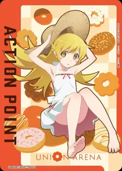 Union Arena Card Bakemonogatari Shinobu Oshino Action Point AP Japanese - Image 1