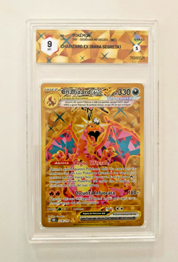 Pokemon Card Charizard ex 228/197 Ossidiana Infuocata ITA italiano MT GRAAD 9 - Image 1