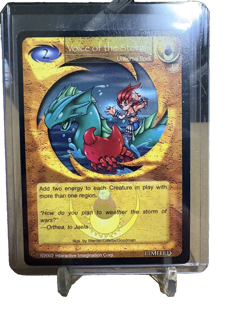 Magi Nation Duel - VOICE OF THE STORMS - LIMITED PROMO CCG Card - Image 1