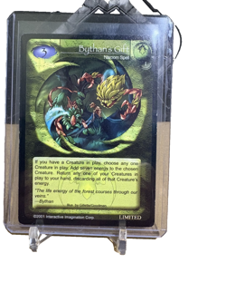 Magi Nation Duel - BYTHAN'S GIFT - LIMITED PROMO CCG Card - Image 1