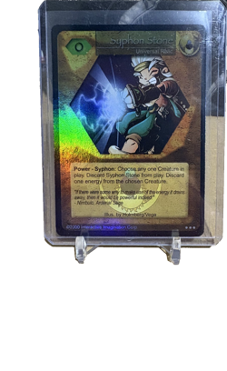 Magi Nation Duel - Syphon Stone FOIL - Unlimited CCG Card - Image 1