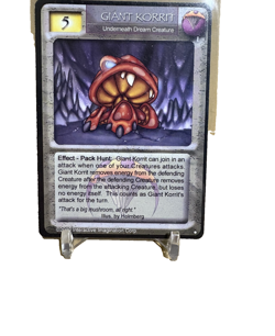 Magi Nation Duel - Giant Korrit - Nightmare's Dawn CCG Card - Image 1