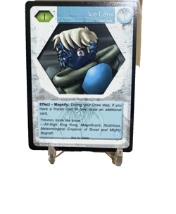 Magi Nation Duel - Ice Lens - Voice of the Storms CCG Card - Image 1