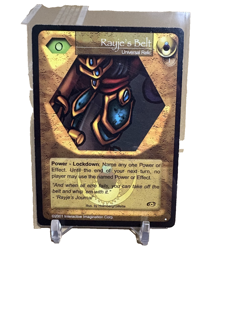 Magi Nation Duel - Rayje's Belt - Awakening CCG Card - Image 1