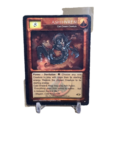 Magi Nation Duel - Ash Hyren- Limited CCG Card - Image 1