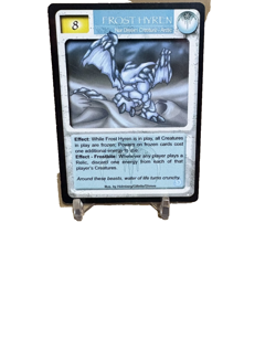 Magi Nation Duel - Frost Hyren - Voice of the Storms CCG Card - Image 1