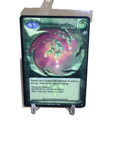 Magi Nation Duel - Sap of Life - Limited CCG Card - Image 1