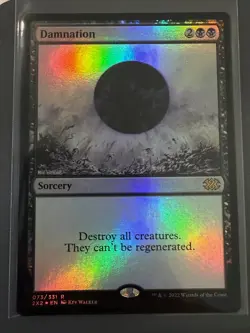 Magic MTG Double Masters DAMNATION Foil Extended Art NrMint 2x Card - Image 4