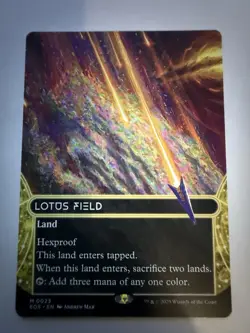 Lotus Field - (borderless 0023) - Stellar Sights - NM MTG - Image 1