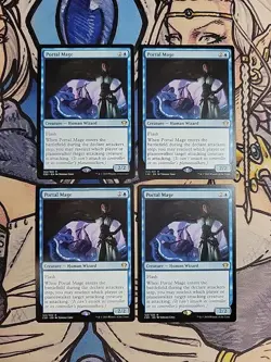 4x Portal Mage - NM/M Commander 2020 C20 MTG Magic - Image 1