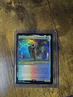 MTG Magic the Gathering Garnet Princess of Alexandria Foil Card Final Fantasy - Image 1