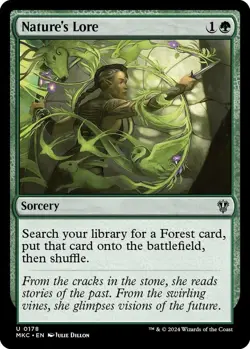 NM Nature's Lore, MTG, Murders at Karlov Manor, Magic, 178 - Image 1