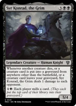 NM Syr Konrad, the Grim, MTG, Murders at Karlov Manor, Magic, 141 - Image 1