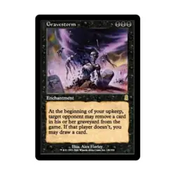 WOTC MtG Odyssey Gravestorm (R) VG - Image 1