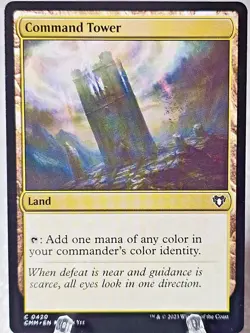 MTG Command Tower - Commander Masters #420 Magic Gathering Card NM - Image 1
