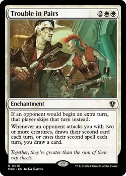 NM Trouble in Pairs, MTG, Murders at Karlov Manor, Magic the Gathering, 15 - Image 1