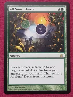 Magic The Gathering FIFTH DAWN ALL SUNS' DAWN green card MTG - Image 1