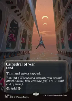 Cathedral of War- Stellar Sights Poster Foil MTG-NM - Image 1