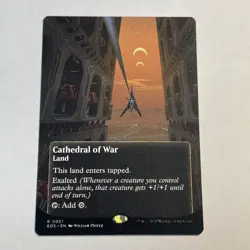 Cathedral of War- Stellar Sights Poster Foil MTG-NM - Image 1