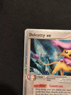 2006 Pokemon EX Crystal Guardians CG Delcatty ex Rare Reverse Holo ex #91 - Image 2