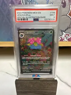 2023 Pokemon TCG Venusaur EX #198 Special Illustration Rare PSA 9 - Image 1