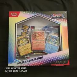 Pokemon TCG Prismatic Evolutions Poster Collection - Image 1