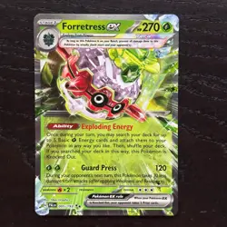 Forretress ex 005/193 Pokemon Paldea Evolved SV02 Double Rare Holo NM - Image 1