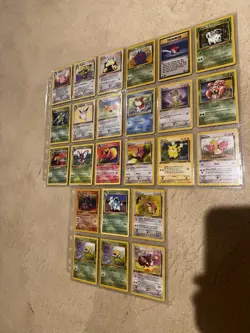 1999 Pokemon 1ST EDITION Jungle Set 7 Non Holo Rares , 5 UC , 24 Total OG VTG - Image 1