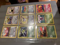 1999 Pokemon 1ST EDITION Jungle Set 7 Non Holo Rares , 5 UC , 24 Total OG VTG - Image 2