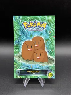 Pokemon Dugtrio 2000 Vintage Post Card 108 Navarrete Peru Us Seller - Image 1