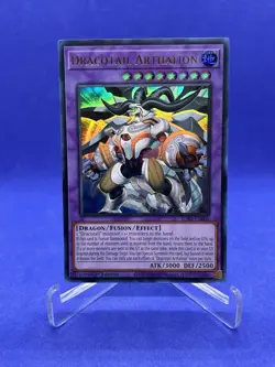 Yugioh! Dracotail Arthalion Ultra Rare Near Mint 1st Edition JUSH-EN006 - Image 1