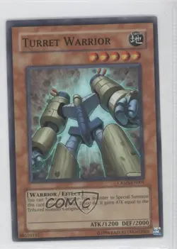 Turret Warrior Unlimited YuGiOh Crimson Crisis #CRMS-EN001 2008 ic4 - Image 1