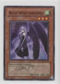 Night Wing Sorceress Unlimited YuGiOh Crimson Crisis #CRMS-EN025 2008 00eu - Image 1