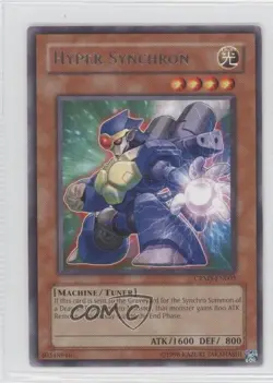 Hyper Synchron Unlimited YuGiOh Crimson Crisis #CRMS-EN003 2008 0b5 - Image 1