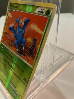Set of 2 Reverse Holo, 1 Black Star Rare Pokemon "Heracross" Cards - Image 5