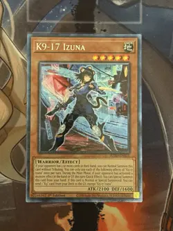 Yugioh! K9-17 Izuna Collector’s Rare Near Mint 1st Edition JUSH-EN031 - Image 1