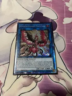 Yugioh! NM Knightmare Phoenix GEIM-EN051 (Collector's Rare) 1st Edition - Image 1