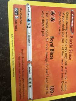 McDonald's Charizard 2025 Happy Meal Pokemon Promo Card 001/015 NM Condition - Image 2