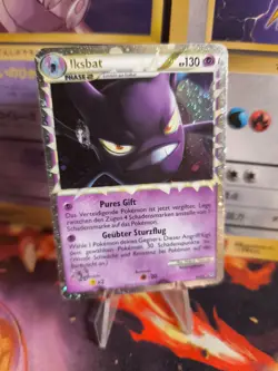 Pokemon Karte Iksbat Crobat Prime Unleashed Entfesselt Deutsch Card Holo LP - Image 1