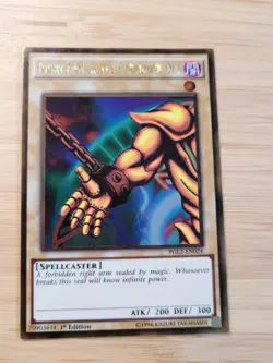 PGL2-EN024 Right Arm Of The Forbidden One Gold Rare 1st Edition NM Yugioh Card - Image 2