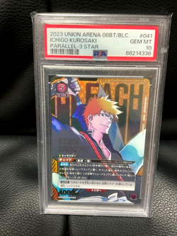 Union Arena BLEACH Ichigo PSA10 UniArena Card Bandai Japanese Version - Image 1